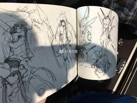 Darling in the FranXX comparte diseños originales de sus personajes