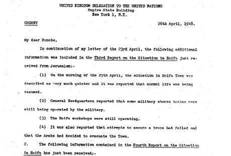 La industria de la Nakba: el abandono de Haifa en 1948