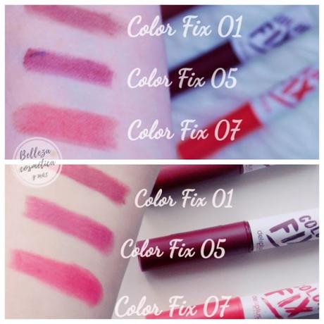 Color fix Swatches 01 05 07