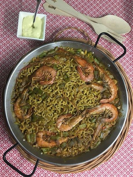 Fideuá Con Gambones Fideuá Con Gambones