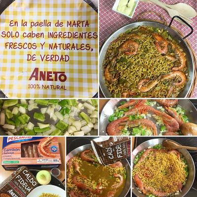 Fideuá Con Gambones Fideuá Con Gambones