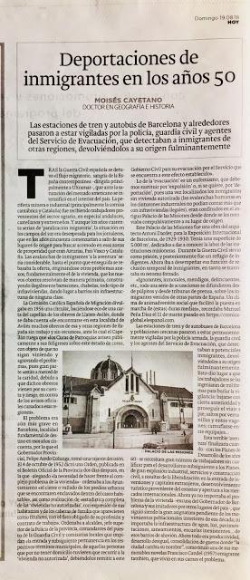 DEPORTACIONES DE INMIGRANTES EN LA ESPAÑA DE LOS AÑOS CIN...