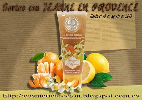 La Ganadora del Sorteo de un Gel de Ducha Exfoliante de JEANNE EN PROVENCE