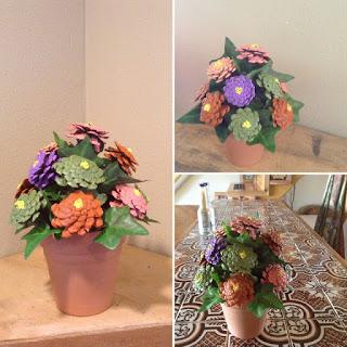 Haz hermosos adornos para tu casa con piñas de pino