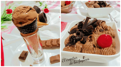 MOUSSE DE CHOCOLATE Y NATA