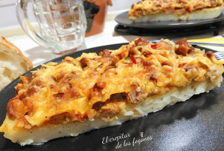 GRATINADO DE PATATAS CON PAVO Y 4 QUESOS GRATINADO DE PATATAS CON PAVO Y 4 QUESOS