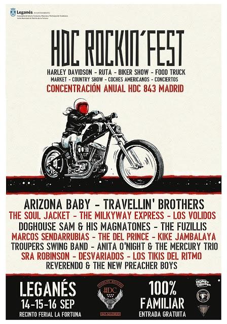Conciertos y motor en el HDC Rockin' Fest, gratis en septiembre en Leganés