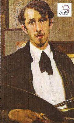 Santa Teresa en un cuadro de Caprotti