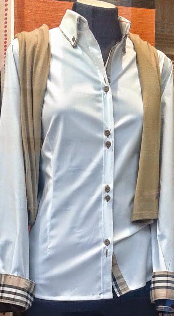 camisa entallada de señora-Tema 7 http://www.patronycostura.com/2013/11/tema-7-camisa-entallada.html