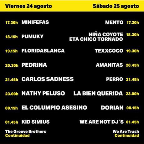 Horarios PHE Festival 2018