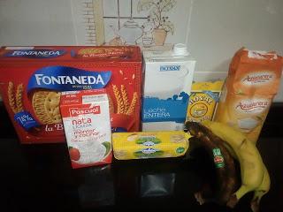 TARTA DE CHOCOLATE Y PLÁTANO