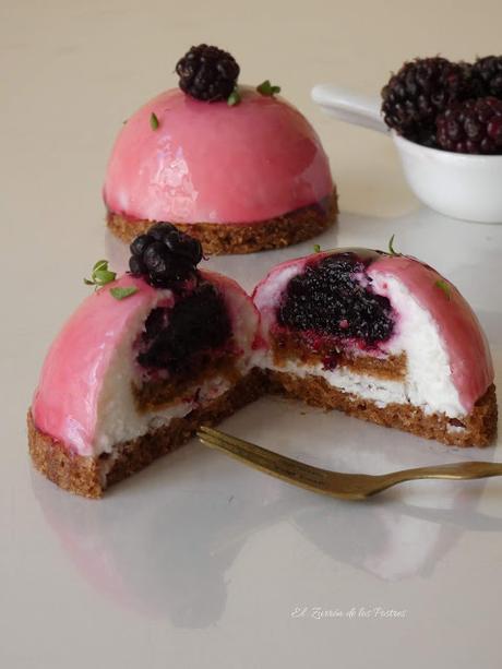 Semifrío de Moras y Coco Semifrío de Moras y Coco