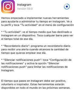 Instagram Y Su Control De Tiempo !
