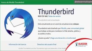 Thunderbird 60.0 revela importantes mejoras