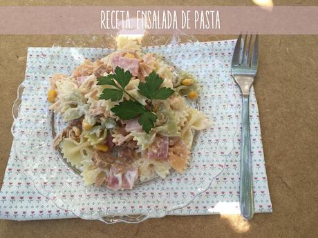 RECETA: ensalada de pasta