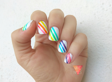 NEON STRIPES | UÑAS NEÓN NEON STRIPES | UÑAS NEÓN