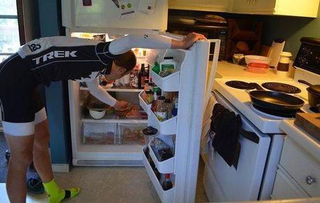 La verdadera dieta de un ciclista.