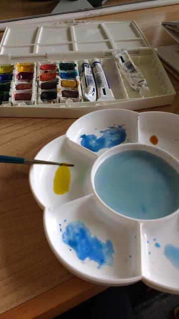 Acuarelas para la habitación de un bebe Acuarelas para la habitación de un bebe