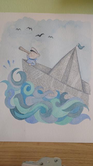 Acuarelas para la habitación de un bebe Acuarelas para la habitación de un bebe