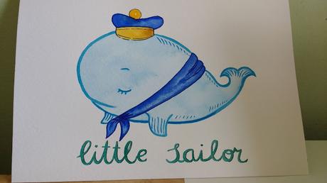 Acuarelas para la habitación de un bebe Acuarelas para la habitación de un bebe