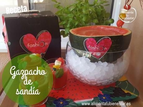Gazpacho de Sandía Fashion, una receta refrescante para el verano
