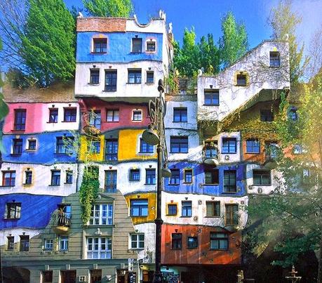 las casas de colores: Hundertwasserhaus, en Viena - Paperblog