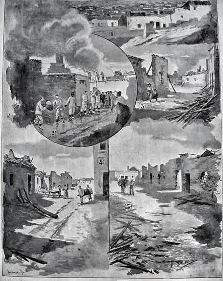 El pavoroso incendio de Rueda de 1896