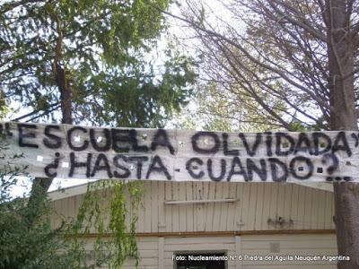Nucleamiento 6 sin gas, sin luz, inundado y sin clases.