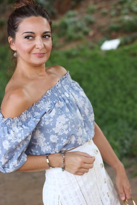 Como combinar una falda blanca con encaje Como combinar una falda blanca con encaje