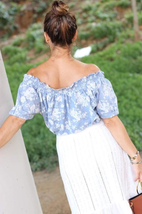 Como combinar una falda blanca con encaje Como combinar una falda blanca con encaje