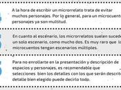 Decálogo para escribir microcuentos #infografia #infographic