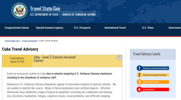 En arranque de sinceridad, Estados Unidos reduce nivel de alerta de viaje a Cuba