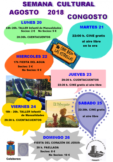 Planes para el fin de semana en Ponferrada y El Bierzo. 24 al 26 de agosto 2018