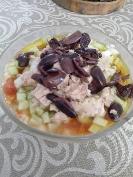 ENSALADA MEDITERRÁNEA EN VASO