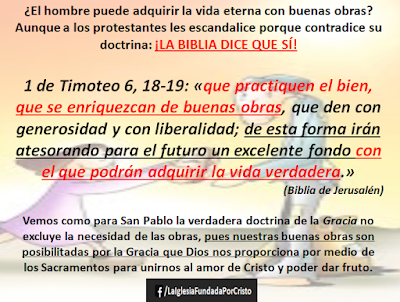 ¿Se puede adquirir la vida eterna con buenas obras? La biblia dice que sí.