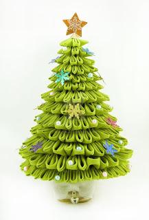 Manualidades navideñas aprende cómo hacer un arbolito de listón Manualidades navideñas aprende cómo hacer un arbolito de listón