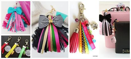 Aprende cómo hacer hermosos llaveros de listón para toda ocasión