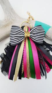 Aprende cómo hacer hermosos llaveros de listón para toda ocasión