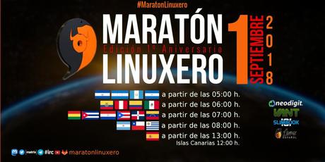 Celebra con nosotros el primer aniversario de Maratón Linuxero