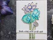 SKETCH LOTUS: floral card
