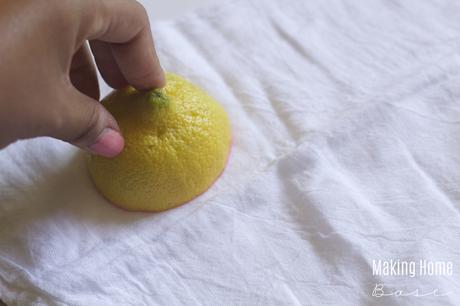 DIY - mantel estampado con limones, limas y naranjas ¿te atreves?