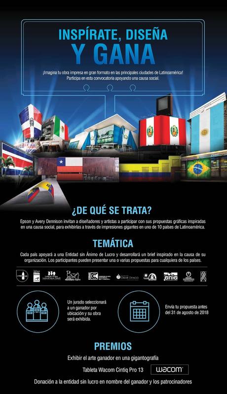 Epson y Avery Dennison abren el concurso  “Imprime en grande” en Latam