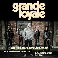 Concierto de Grande Royal y Las Cheeleaders Asesinas en Gruta 77