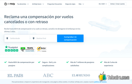 AirHelp, para reclamar los retrasos de tus vuelos