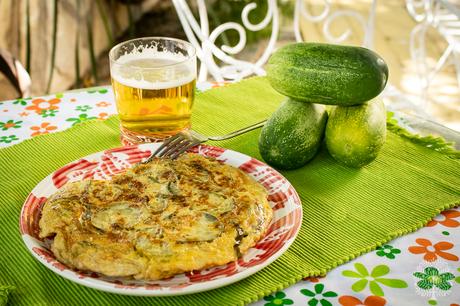Tortilla de pepino Tortilla de pepino