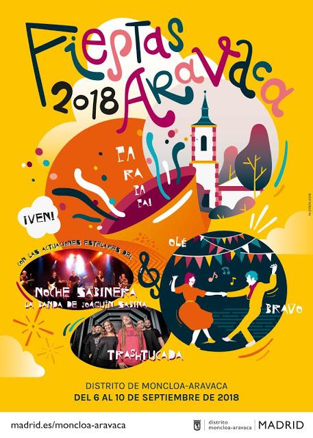 Fiestas de Aravaca y Pozuelo 2018: Trashtucada, Rosana, DVicio, Noche Sabinera, Danza Invisible, Nacho Campillo...
