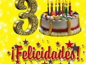 Celebramos tres años vida, dedicatoria hijo