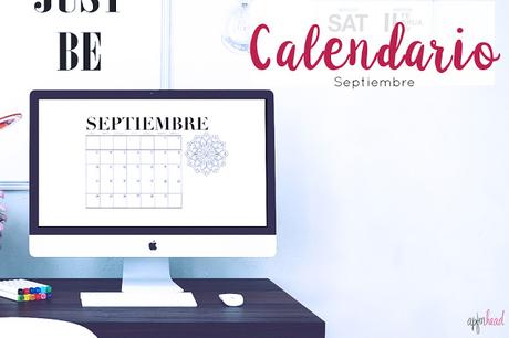 Freebie: Calendario Septiembre