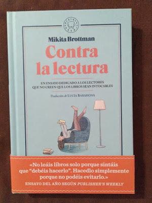 Contra la lectura, de Mikita Brottman