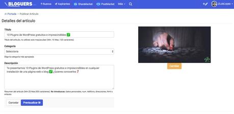 Como difundir mis contenidos online con Bloguers.net